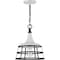 Progress Lighting Bastille Collection White One-Light Pendant P500236-030 - alternate 4